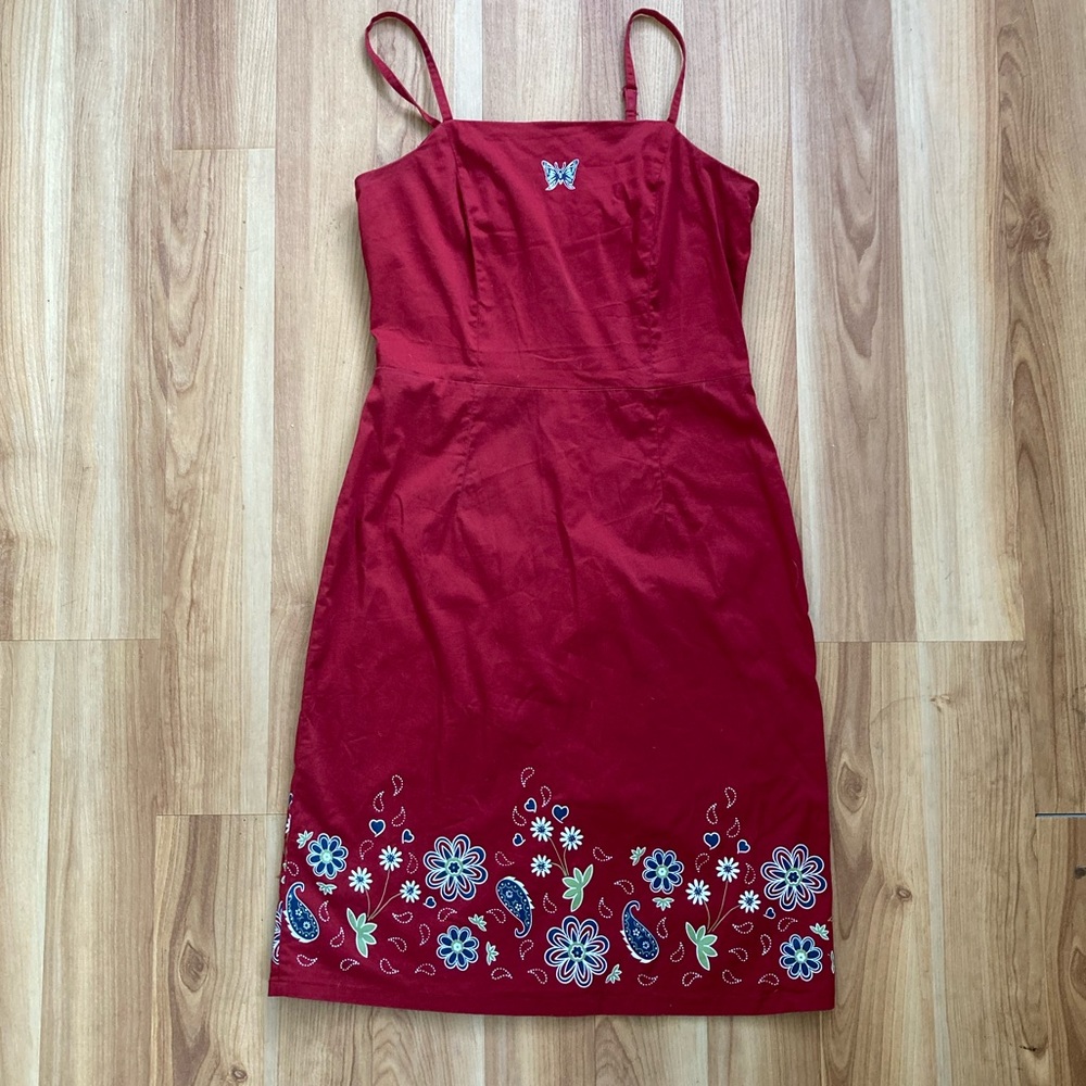 90s Aéropostale Red Bodycon Dress
